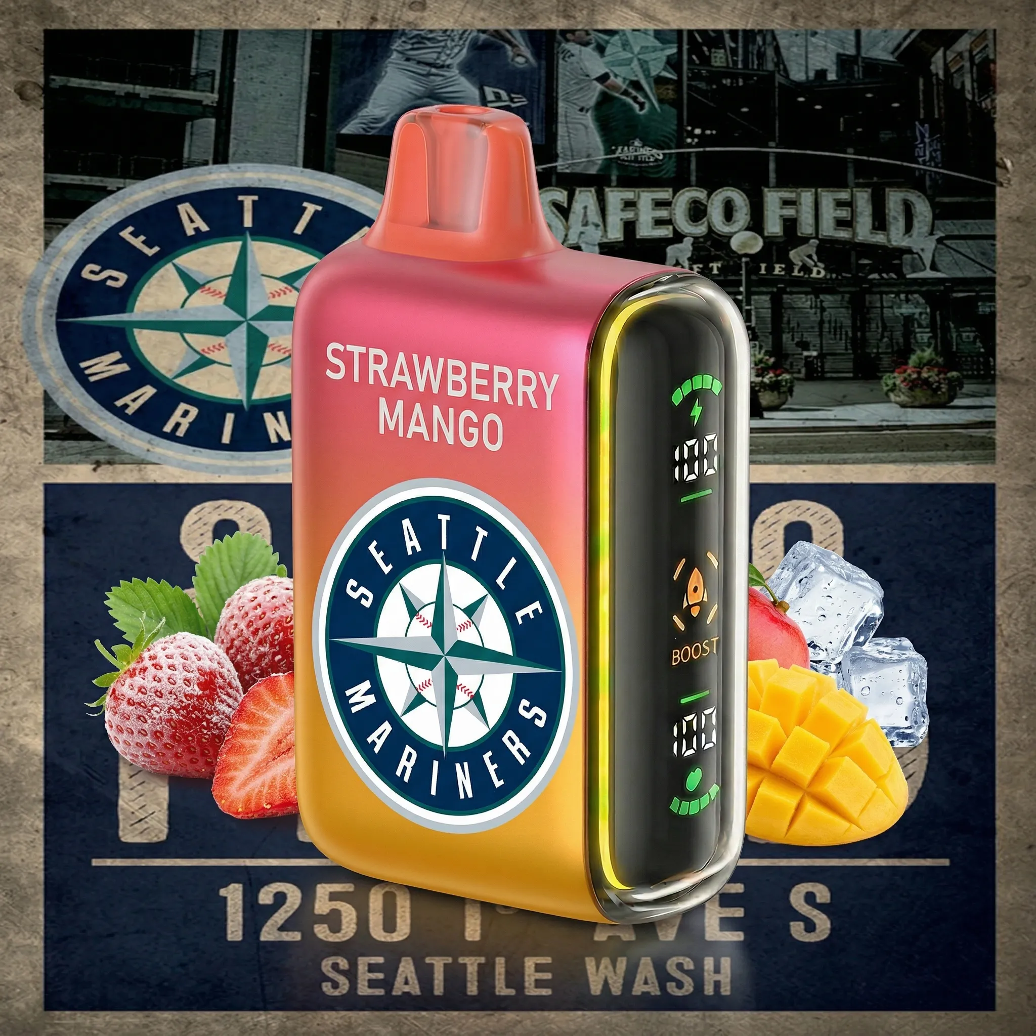 Seattle Mariners - ๐ฅInkSkin Pulse 15000 Puffs new - 10+ Flavour Choices ๐๐๐ Seattle Mariners - ๐ฅInkSkin Pulse 15000 Puffs new - 10+ Flavour Choices ๐๐๐