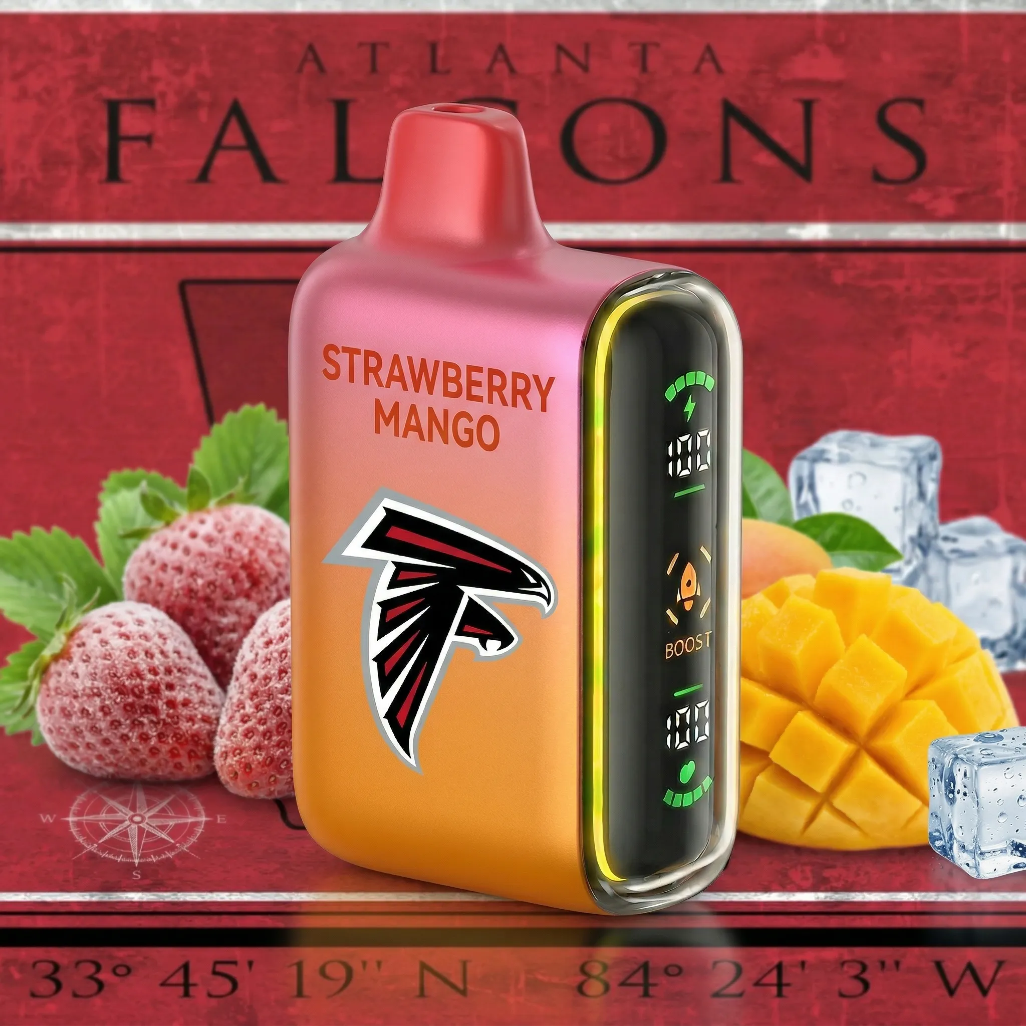 Atlanta Falcons - 🔥InkSkin Pulse 15000 Puffs new - 10+ Flavour Choices 🍇🍉🍋
