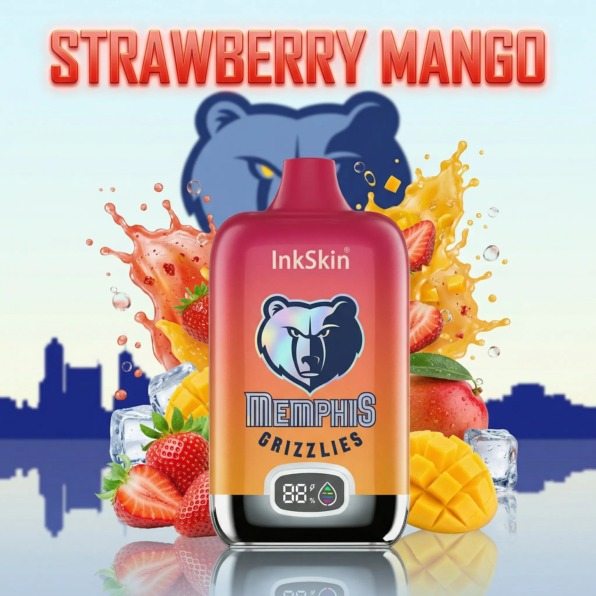 Grizzlies - โญInkSkin Digital Box 12000 Puffs - 10+ Flavour Choices ๐๐๐ Grizzlies - โญInkSkin Digital Box 12000 Puffs - 10+ Flavour Choices ๐๐๐