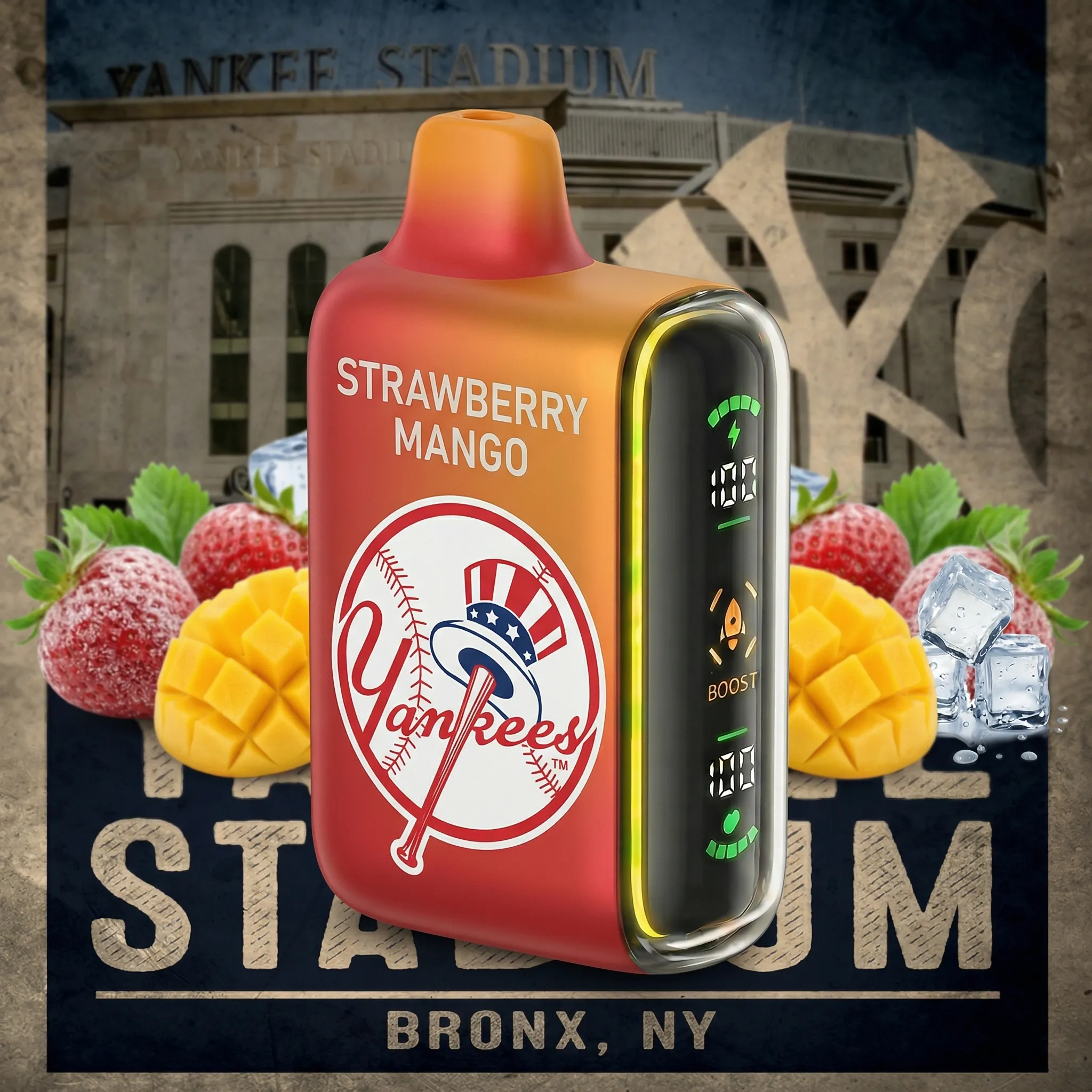 New York Yankees - 🔥InkSkin Pulse 15000 Puffs new - 10+ Flavour Choices 🍇🍉🍋