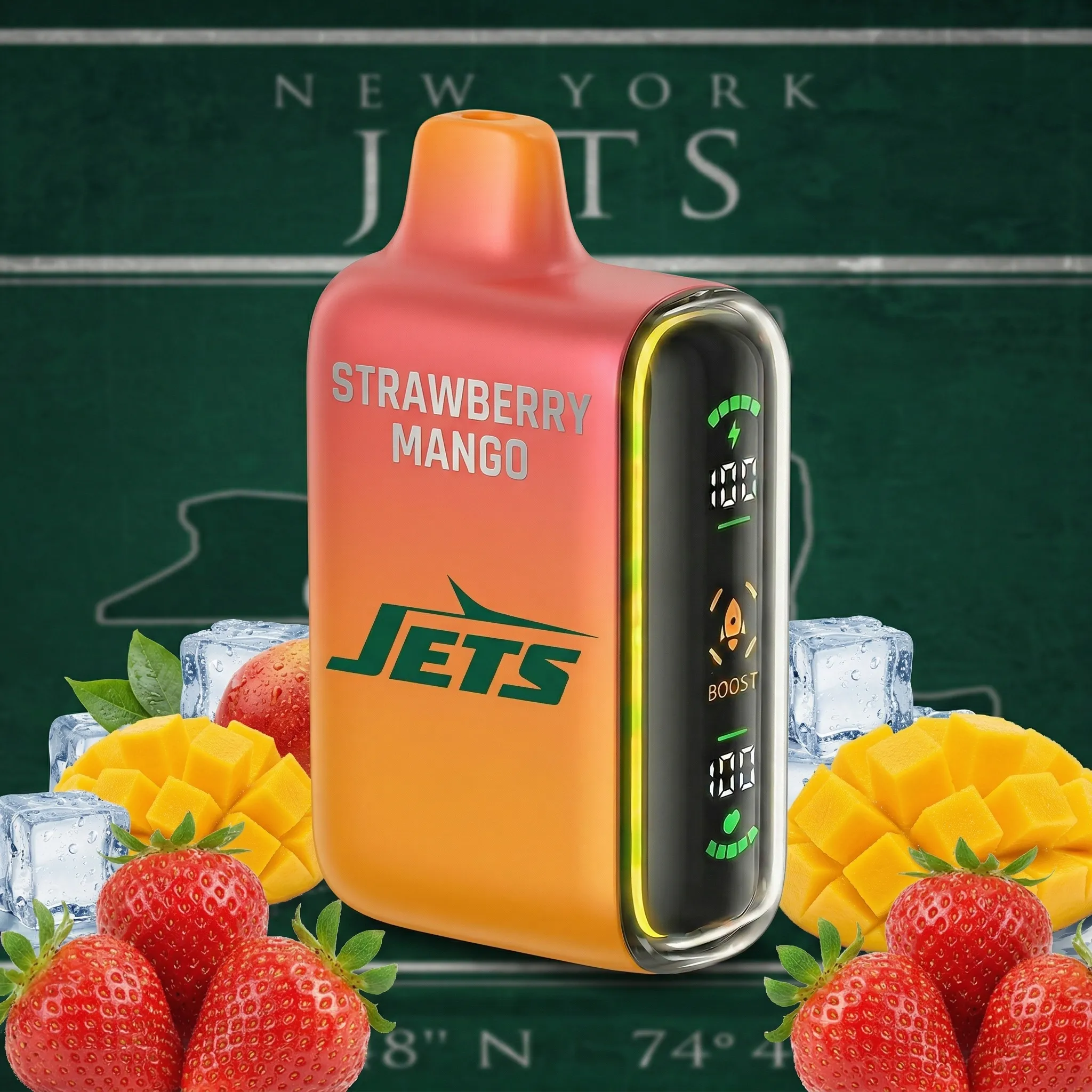 New York Jets - 🔥InkSkin Pulse 15000 Puffs new - 10+ Flavour Choices 🍇🍉🍋