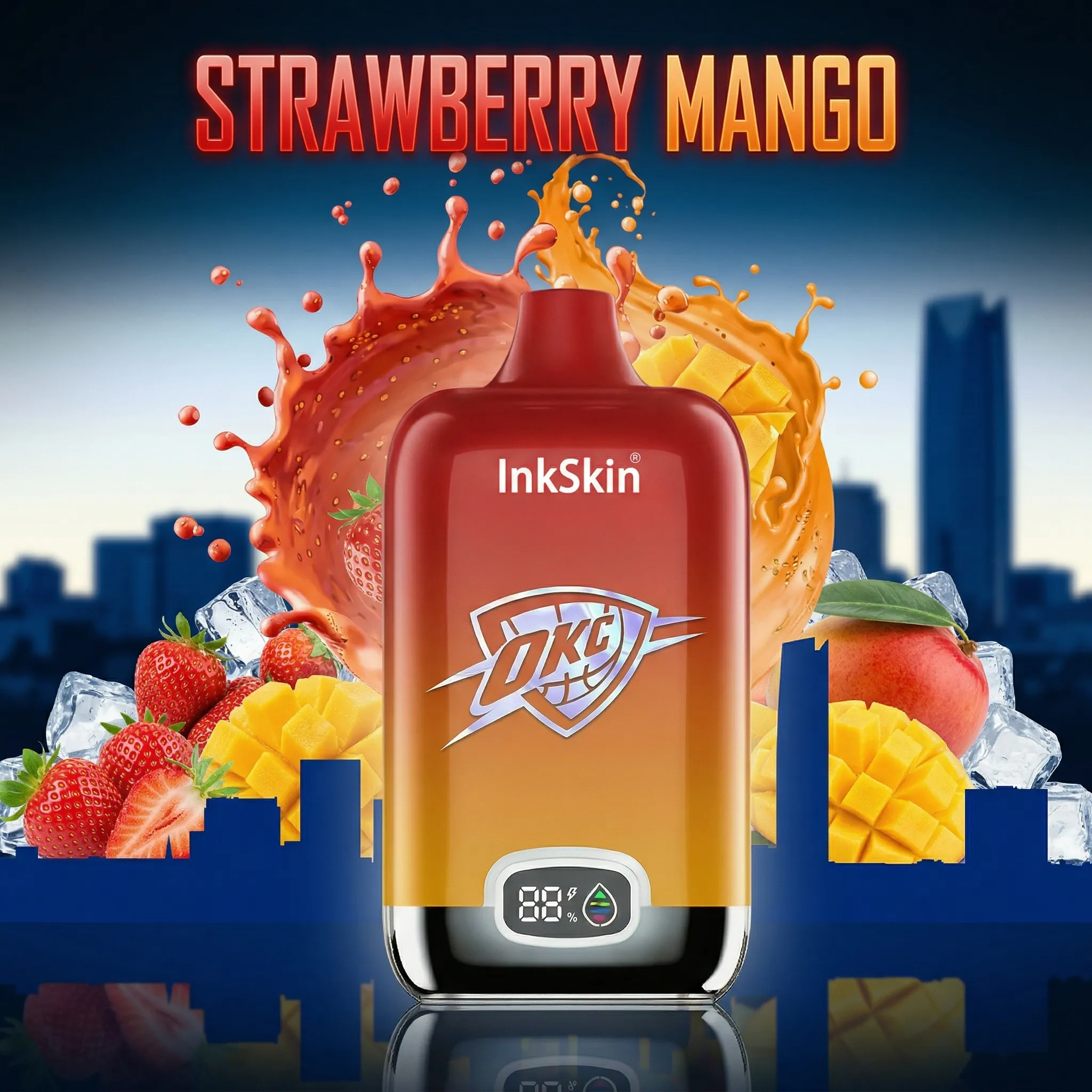 Thunder - โญInkSkin Digital Box 12000 Puffs - 10+ Flavour Choices ๐๐๐ Thunder - โญInkSkin Digital Box 12000 Puffs - 10+ Flavour Choices ๐๐๐