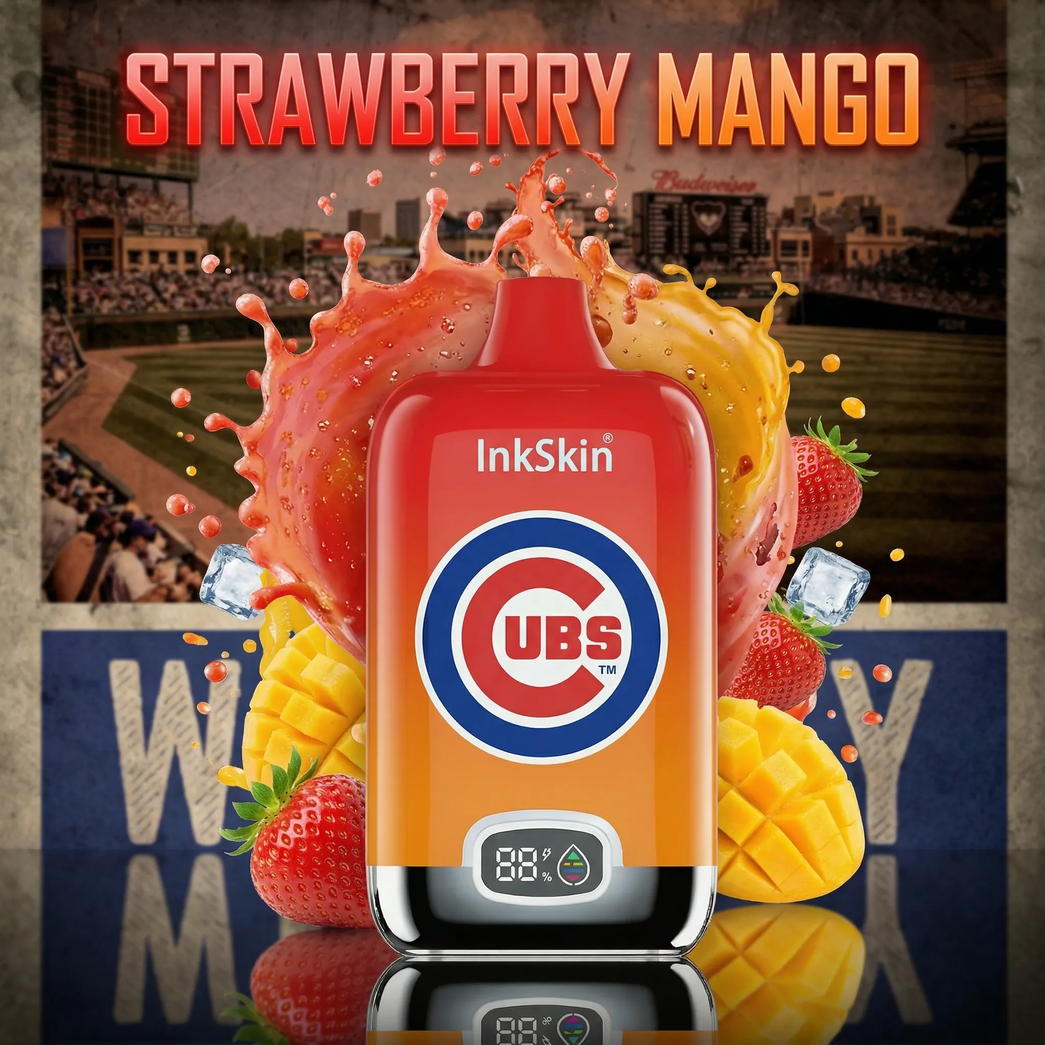 Chicago Cubs - โญInkSkin Digital Box 12000 Puffs - 10+ Flavour Choices ๐๐๐ Chicago Cubs - โญInkSkin Digital Box 12000 Puffs - 10+ Flavour Choices ๐๐๐