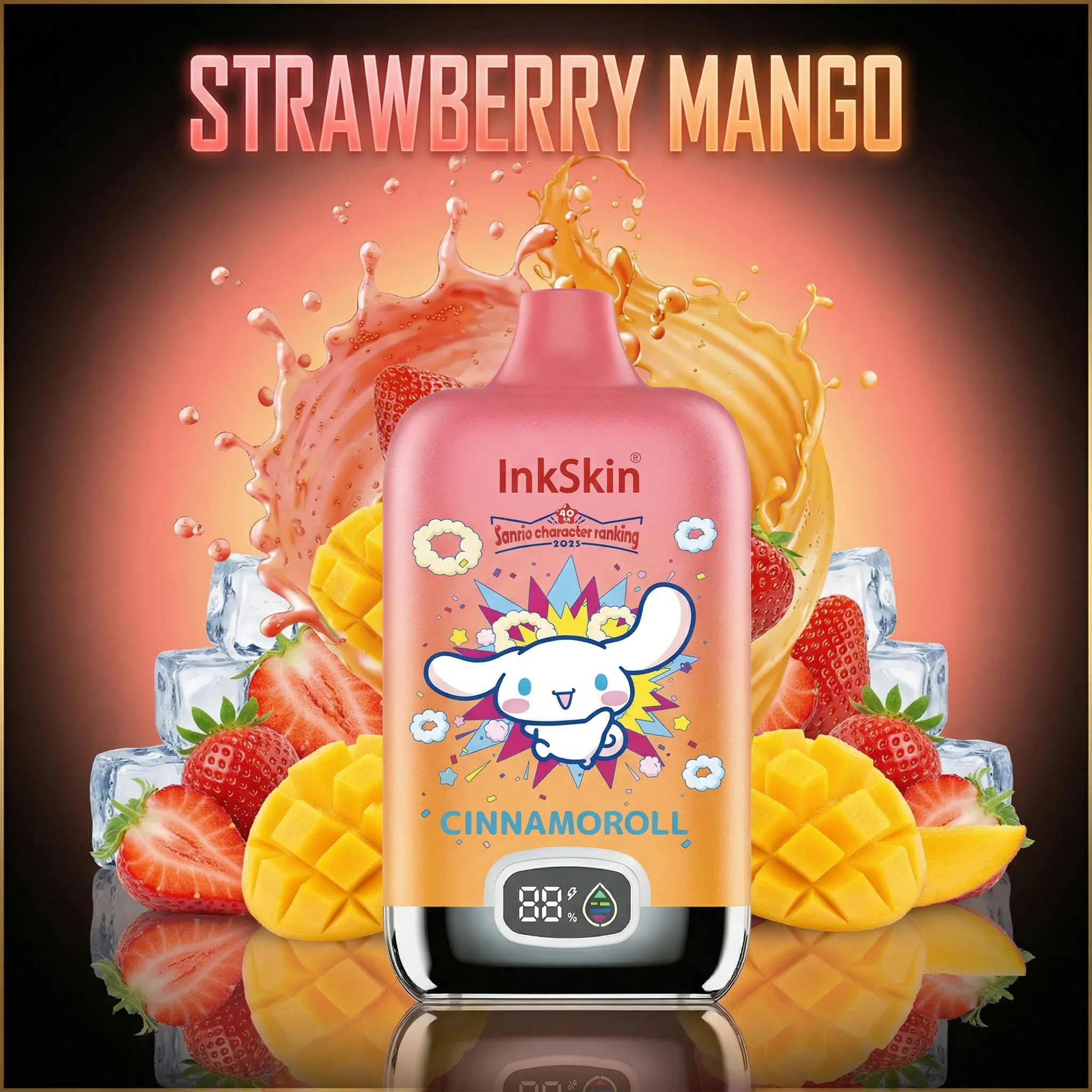 Cinnamoroll - ⭐InkSkin Digital Box 12000 Puffs - 10+ Flavour Choices 🍇🍉🍋