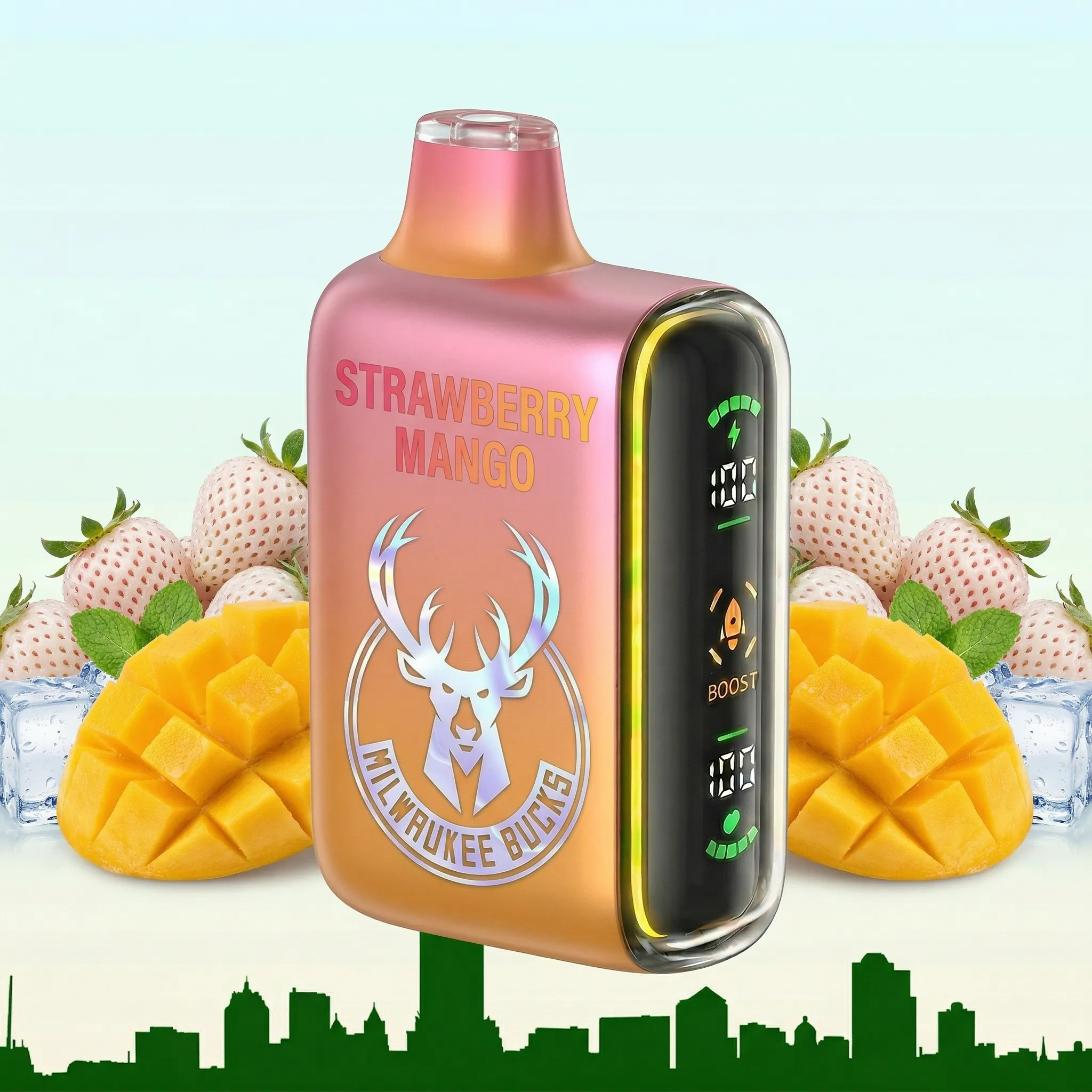 Bucks - 🔥InkSkin Pulse 15000 Puffs new - 10+ Flavour Choices 🍇🍉🍋