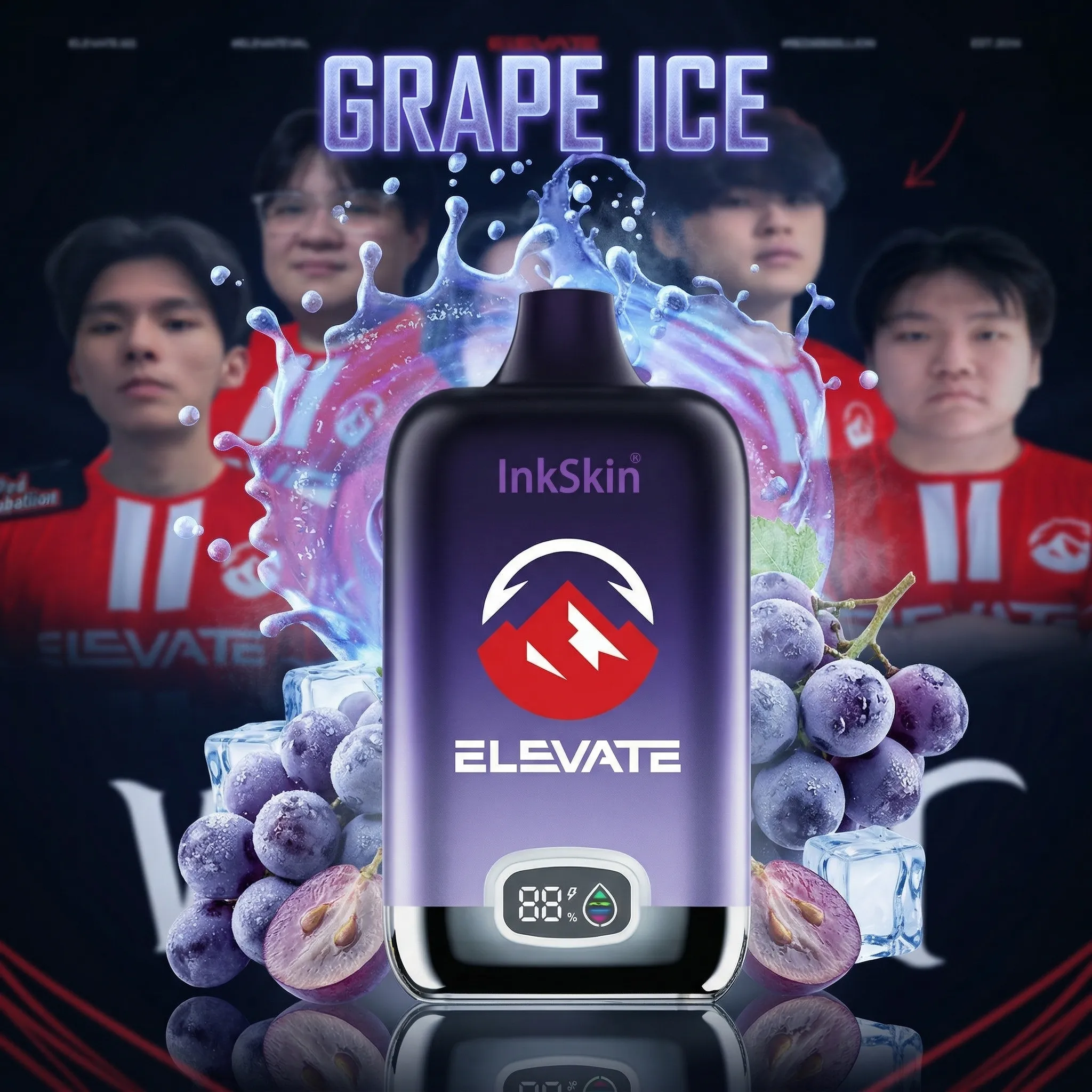 Elevate team - ⭐InkSkin Digital Box 12000 Puffs - 10+ Flavour Choices 🍇🍉🍋