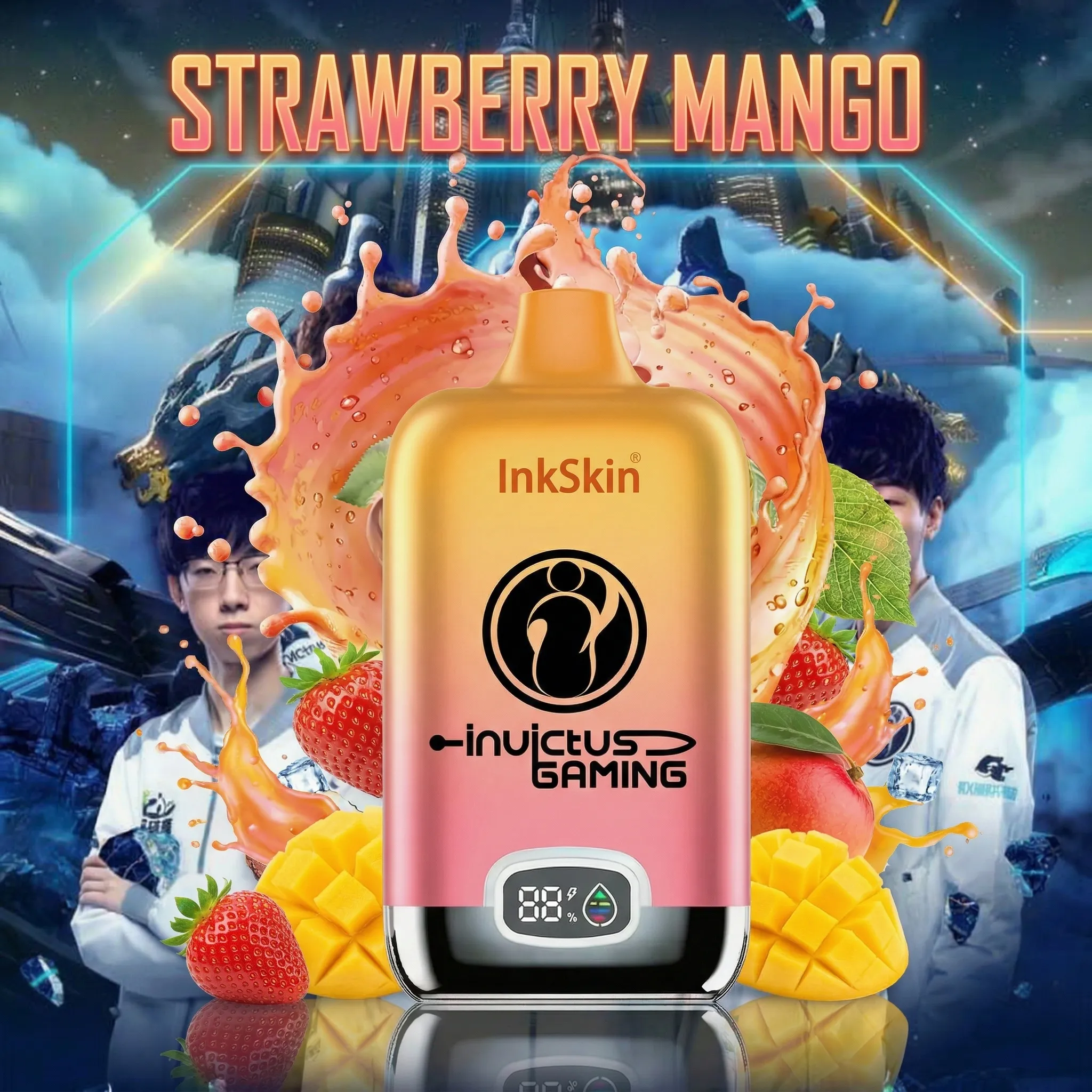 IG team - ⭐InkSkin Digital Box 12000 Puffs - 10+ Flavour Choices 🍇🍉🍋